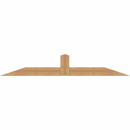 Ekena Millwork Portland Smooth Timber Gable Bracket, Western Red Cedar, 84"W x 14"H x 3 1/2"D x 5 1/2"F, 4/12 Pitch GBW084X14X0406POR00SWR
